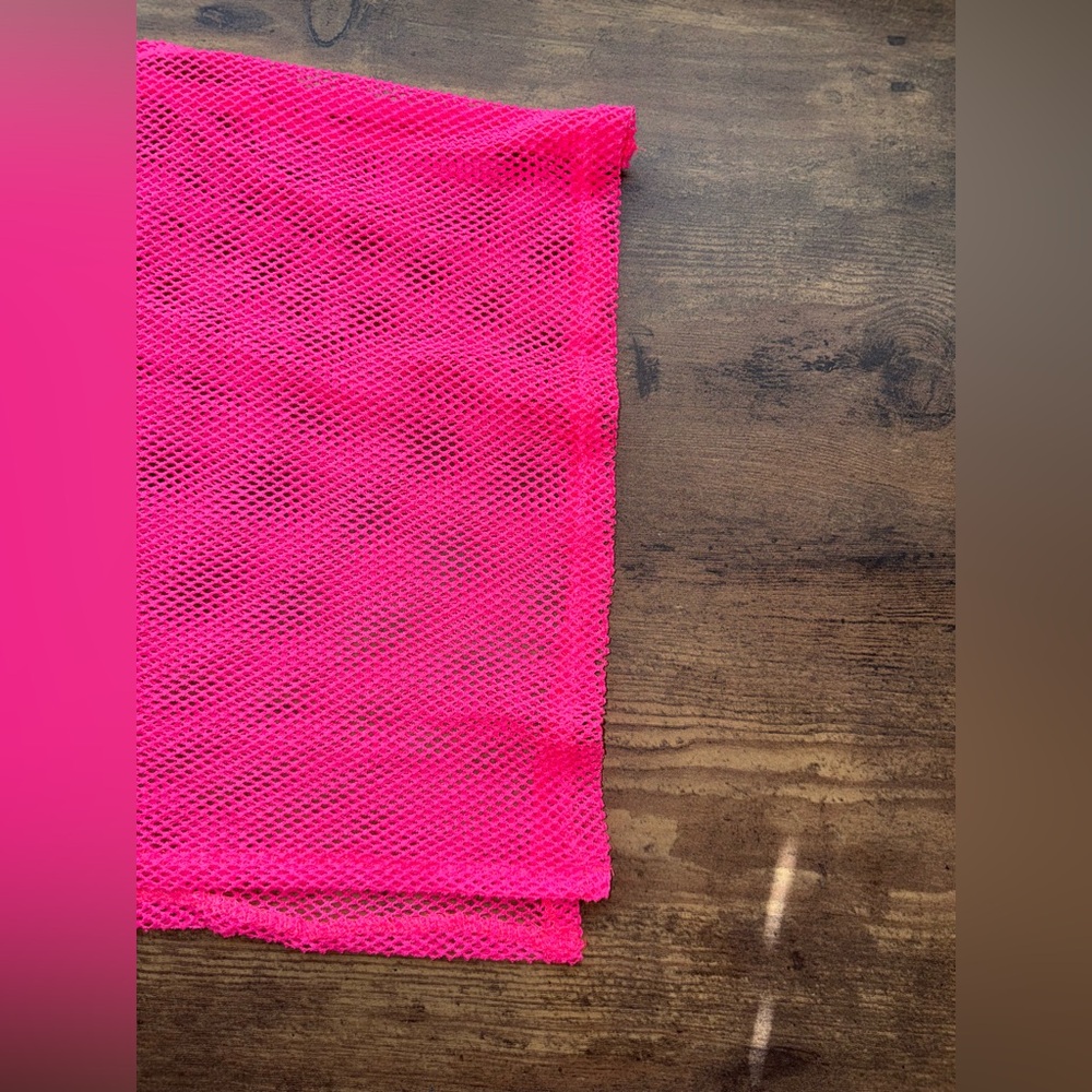 Pink Mesh Cover Up - Picture 5 of 6